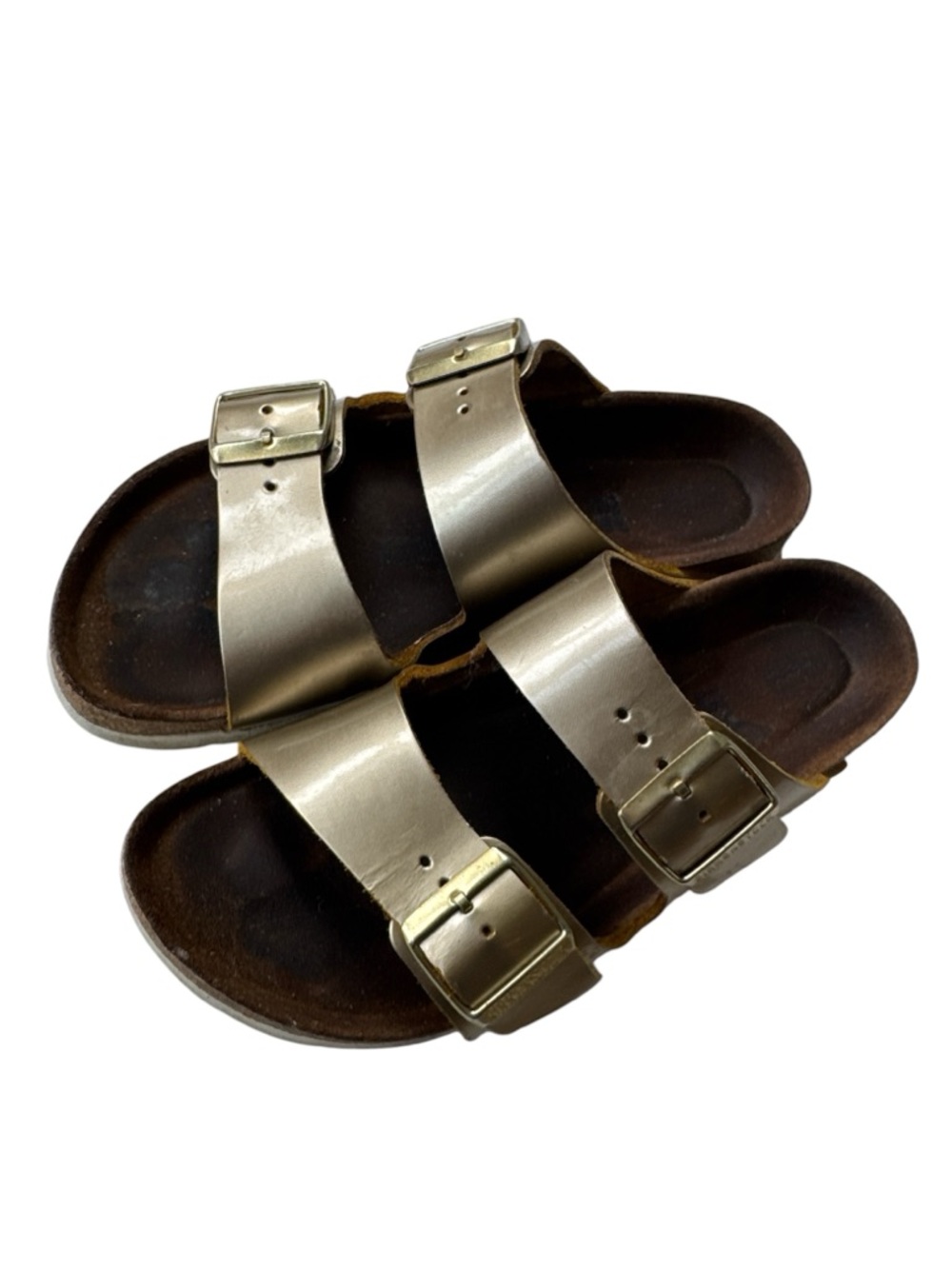 Birkenstock Arizona sandals metallic gold Size 38  US 7